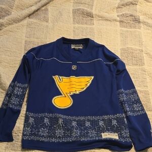 NHL Blue and Yellow Crewneck Sweater